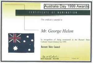 George Helon Australia Day 1999.